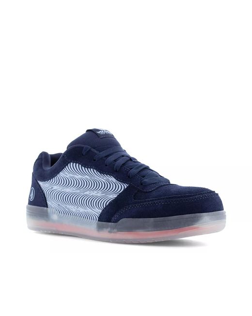 Volcom Blue Wide Width Hybrid Composite Toe Work Sneaker for men