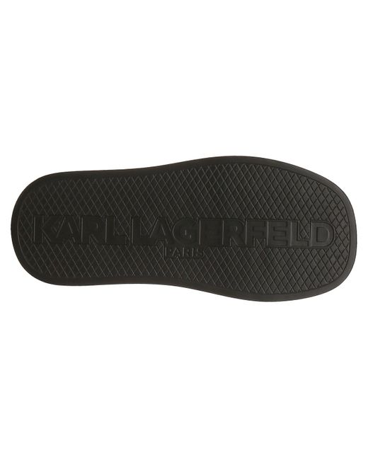 Karl Lagerfeld Black Opal Platform Sandal