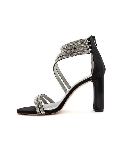 David Tate Black Bloom Sandal