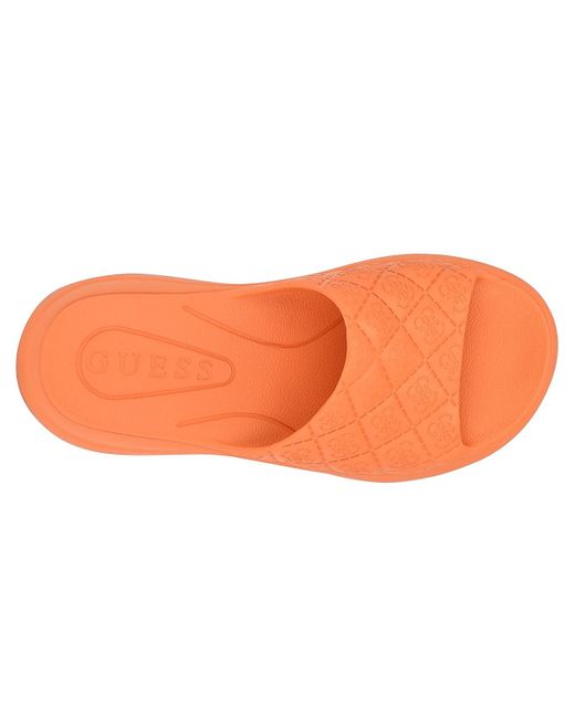 Guess Orange Fenixy Sandal