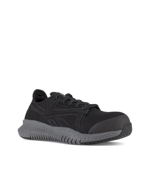 Reebok Black Flexagon 3.0 Composite Toe Work Sneaker