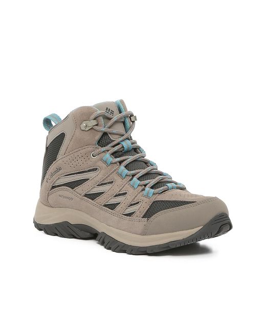 Columbia Crestwood Wide Hiking Boot in Gray Lyst