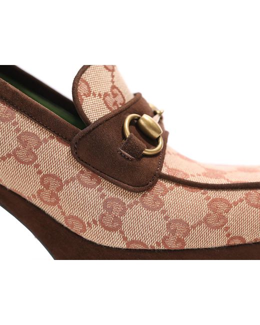 gucci houdan platform loafers