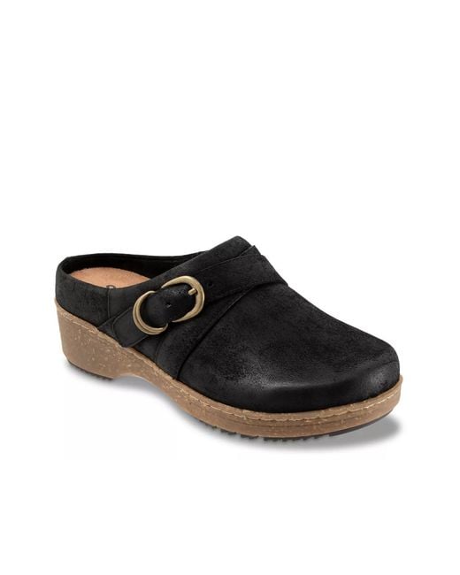 Softwalk® Black Asmara Clog