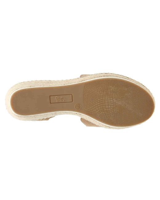 daffodil espadrille wedge sandal