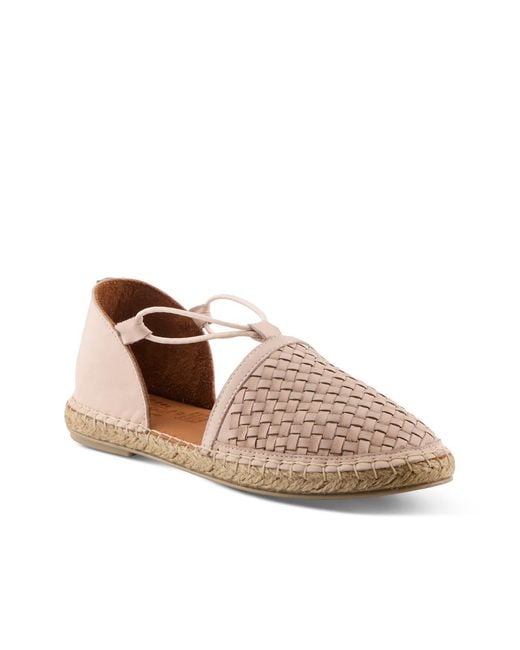 Spring Step Brown Clovae Espadrille Flat