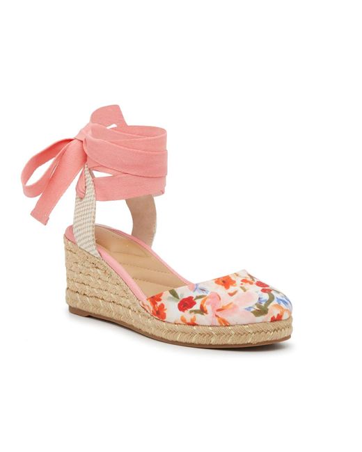 Kelly & Katie Pink Goldie Wedge Sandal