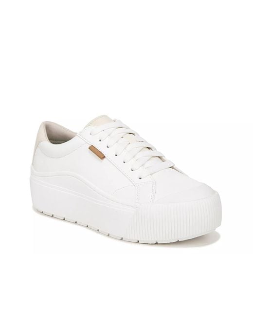 Dr. Scholls White Time Off Max Platform Sneaker