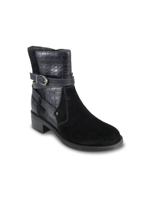 David Tate Black Spencer Bootie