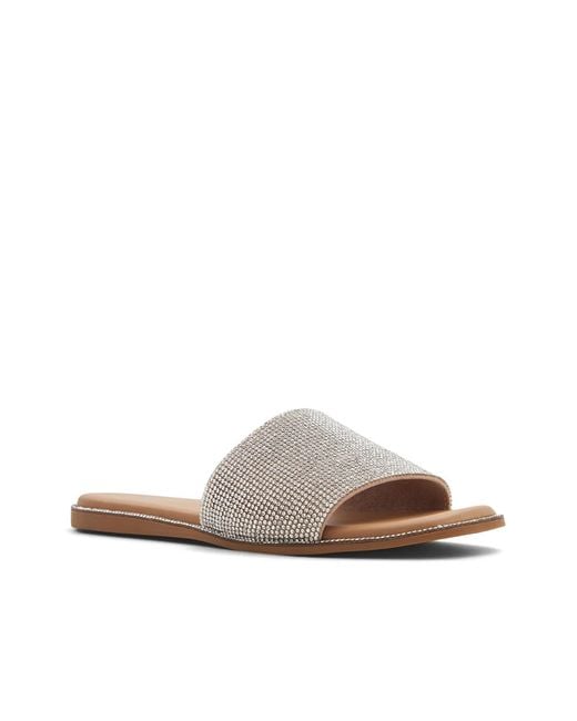 Call It Spring Brown Shimmerr Sandal