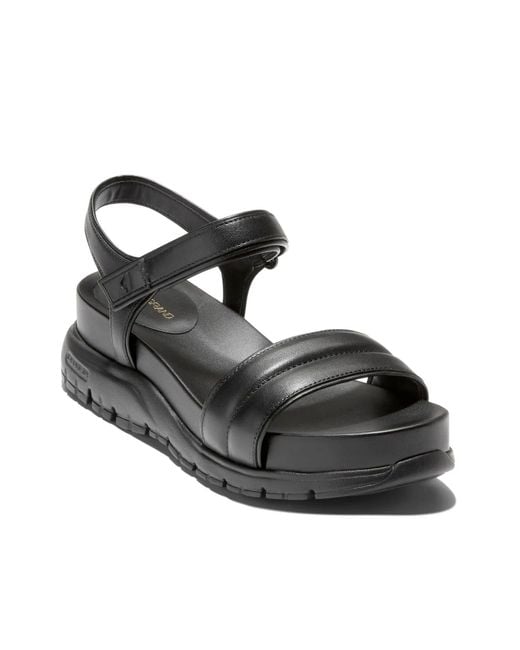 Cole Haan Black Zer Grand Wedge Sandal