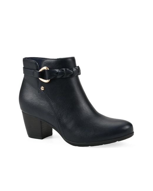 White Mountain Black Anslie Bootie