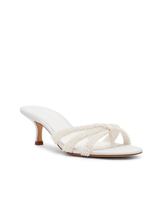 Steve Madden White Cary Sandal