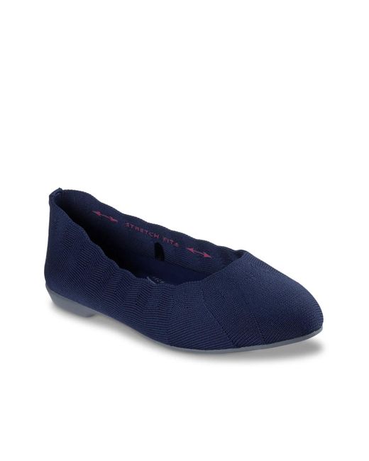 Skechers Blue Cleo Style Ballet Flat