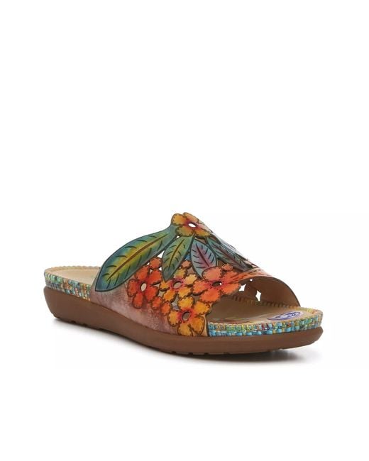 L'ARTISTE Multicolor Soloa Sandal