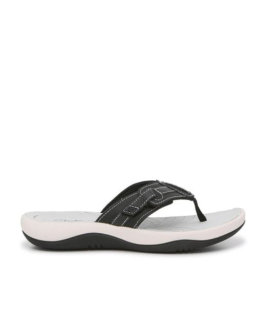 Clarks Cloudsteppers Sunmaze Sky Sandal in Black Lyst