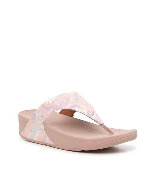 Fitflop Pink Lulu Wedge Sandal