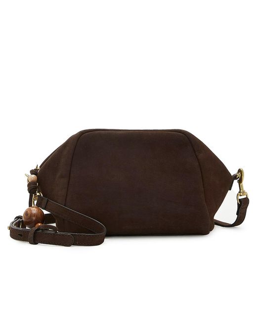 Lucky Brand Kata Leather Crossbody Bag in Dark Brown (Brown) Lyst
