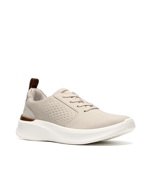 Clarks White Cloudsteppers Solevana Style Sneaker for men