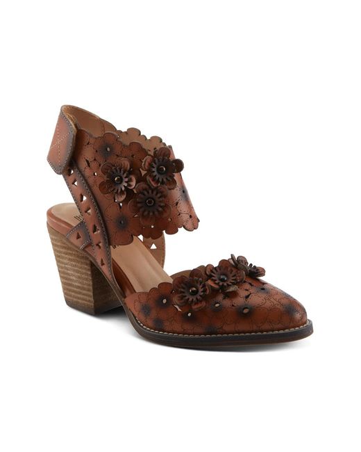 L'ARTISTE Brown Distinction Pump