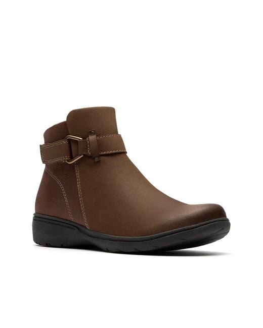 Clarks Brown Carleigh Drift Bootie