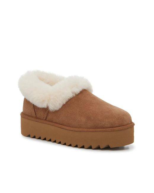 UGG Nita Platform Slipper in Brown | Lyst