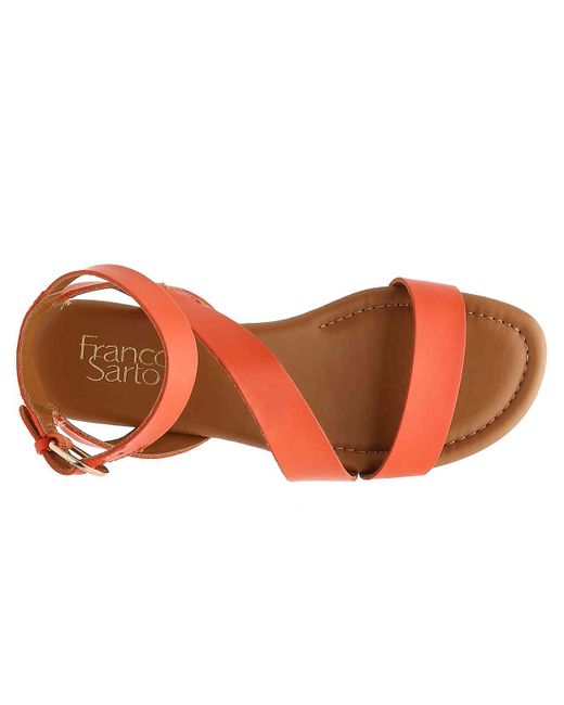franco sarto gustar flat sandals