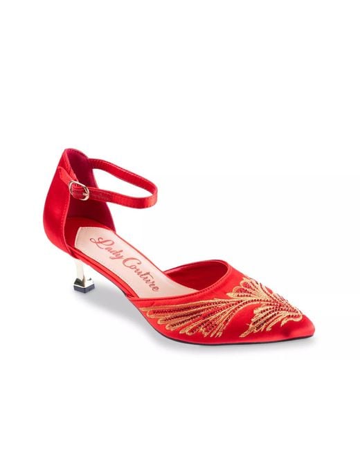 Lady Couture Red Kate Pump