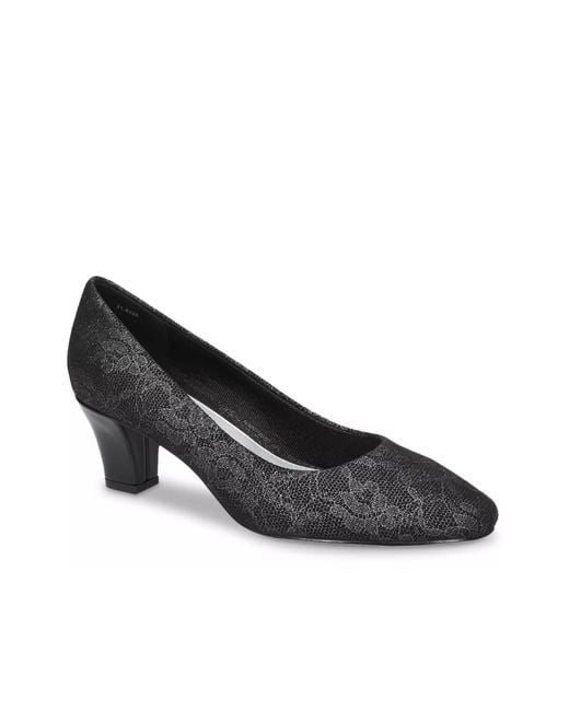 Easy Street Black Ballari Pump