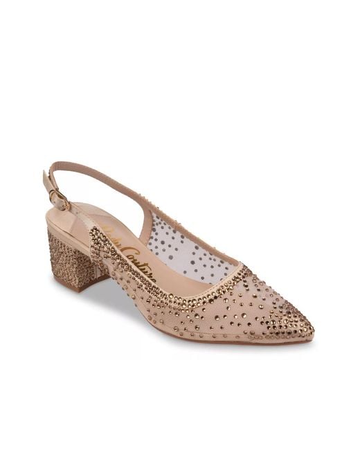 Lady Couture Metallic Demi Pump