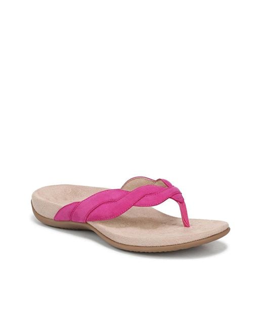 Vionic Purple Bella Braid Sandal