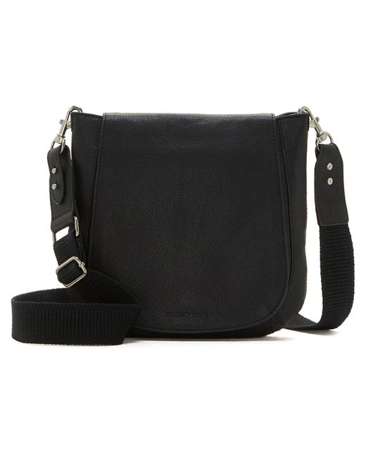 Lucky Brand Jani Large Leather Crossbody Bag in Black - Lyst