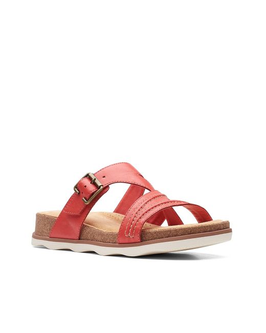 Clarks Leather Brynn Hope Sandal in Light Pink (Pink) | Lyst
