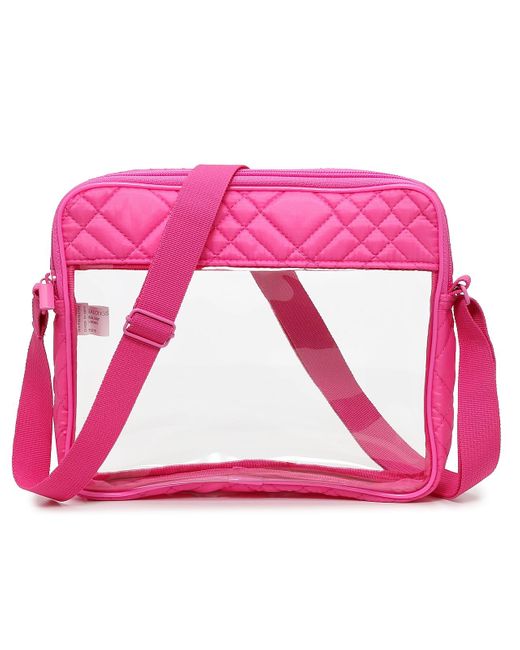MYTAGALONGS Coco Quilt Stadium Crossbody Bag in Pink Lyst