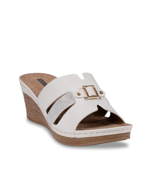 Good Choice Black Molane Wedge Sandal