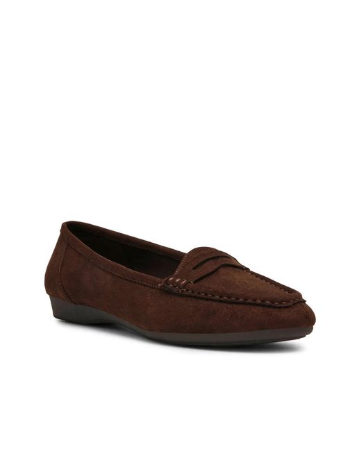 Anne Klein Brown Carson Loafer