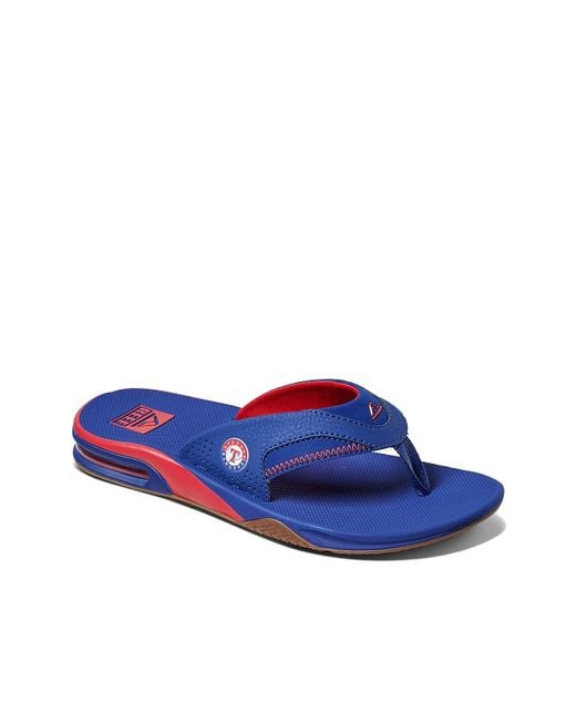 Reef Synthetic Fanning X Mlb Flip Flop in Blue for Men - Lyst