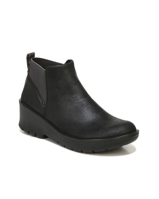 Bzees Synthetic Boston Bootie in Black 