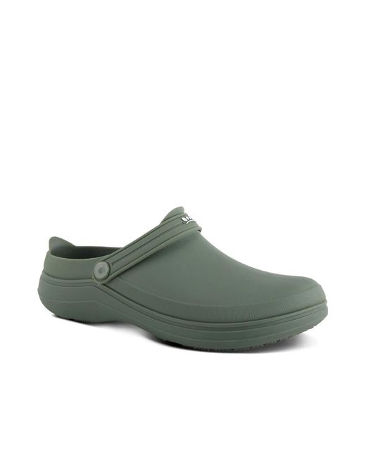 Spring Step Green Cameron Waterproof Clog for men