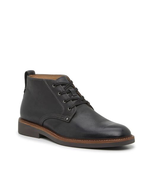 Crown Vintage Black Leather Chukka Boots with Brown Lug Sole Crown Vintage Shropshire Chukka Boot - Free Shipping | DSW main image 4