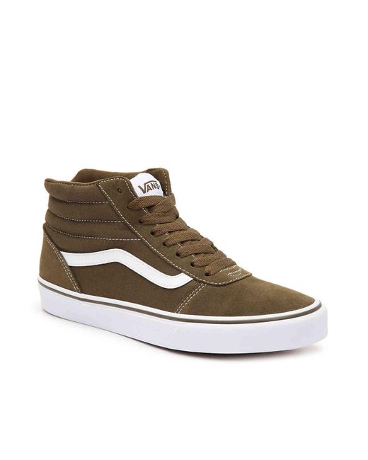 vans asher olive green