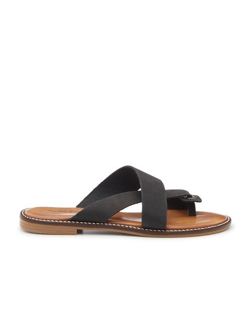 Coach and Four Black Fiume Sandal