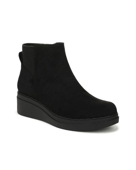 LifeStride Black Dubliner Wedge Bootie