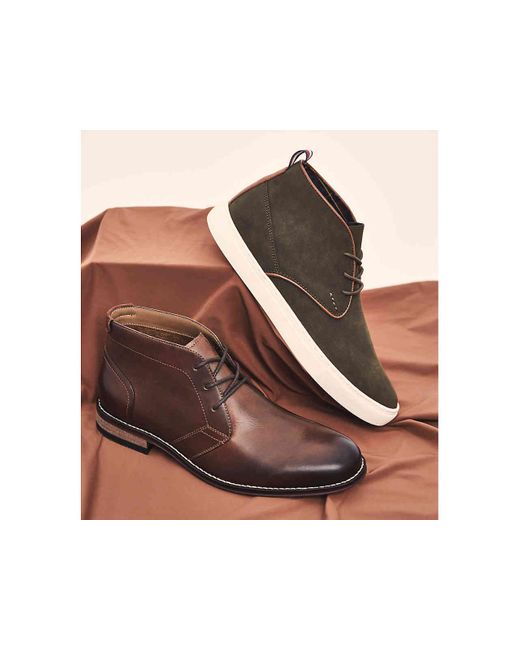 aston grey chukka boots