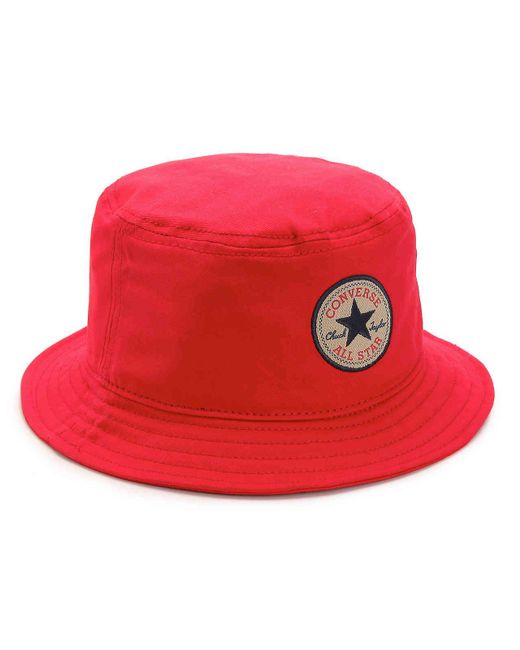 Converse Red Classic Bucket Hat for men