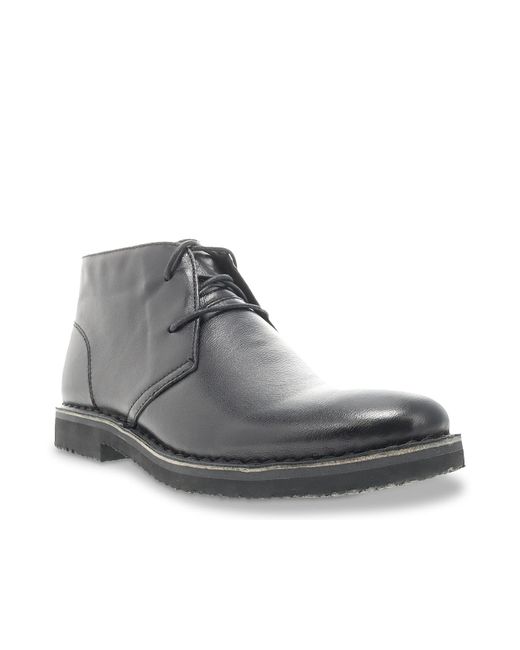 Propet Leather Findley Chukka Boot in Black for Men | Lyst