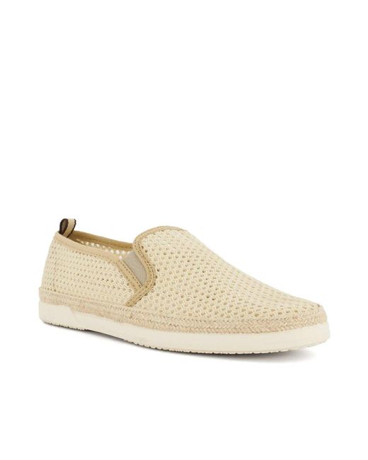 Dune White Fisherr Slipon for men