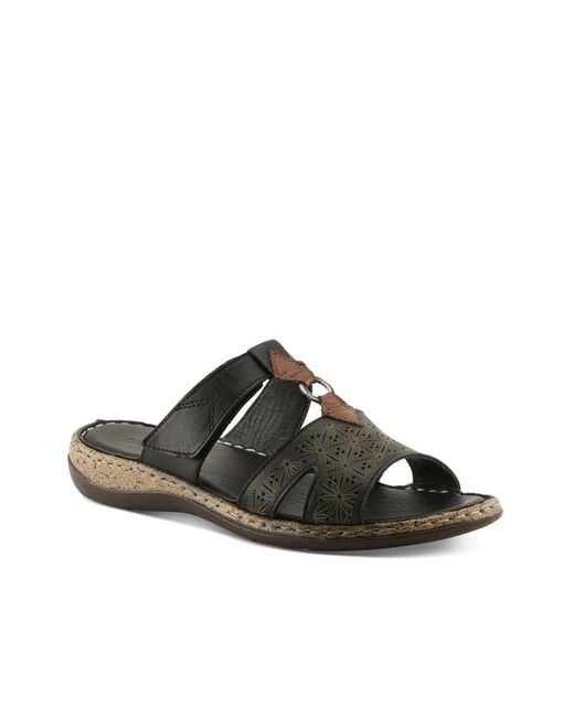 Spring Step Black Virelle Sandal