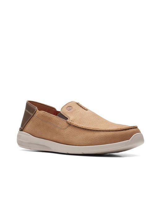 Clarks Leather Gorwin Step Loafer for Men | Lyst