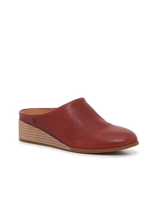 Lucky Brand Red Paloma Mule